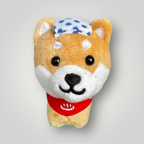 Mameshiba Kawaii Mascot Plush Ball Chain Shiba Inu Mameshiba Onsen Limited Ver. - Picture 16 of 16